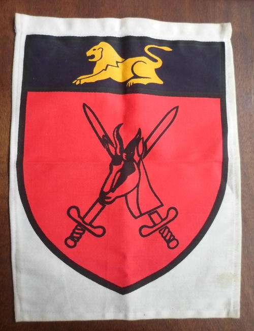 EASTERN TRANSVAAL COMMAND FLAG-MEASURES 34,5X25,5CM