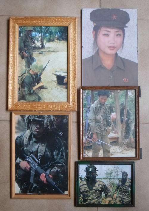 MIXED SELECTION OF 5 MILITARY PHOTOS