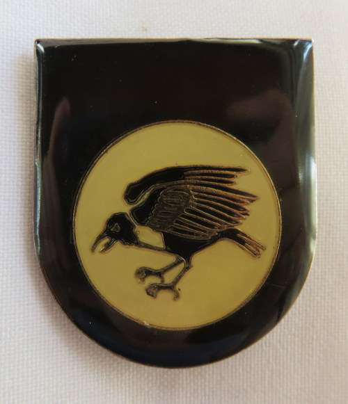 SWA 201 BATTALION POCKET FLASH-ALSO USED AS A BERET BADGE-3 PINS- ORIGINAL