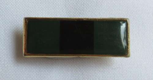 SA INFANTRY CORPS BERET BAR 3RD TYPE-GREEN/BLACK/GREEN- 2 PINS
