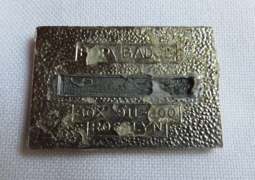 CADET BADGE- NO LUGS