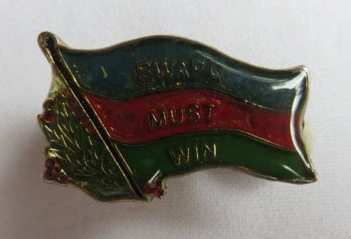 SWA SWAPO BADGE - 2 PINS
