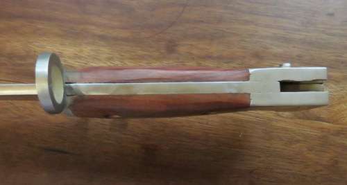 AK 47 BAYONET STYLE WITH LEATHER SHEATH-TOTAL LENGTH 50CM MADE FROM HIGH CARBON STAINLESS STEEL