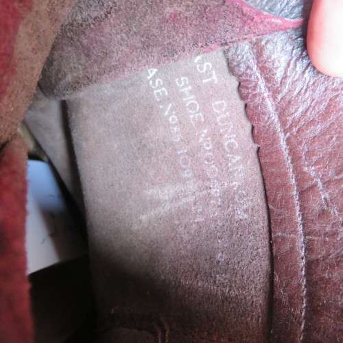 SADF BORDER WAR PERIOD PAIR OF BOOTS-SIZE 8-GOOD CONDITION