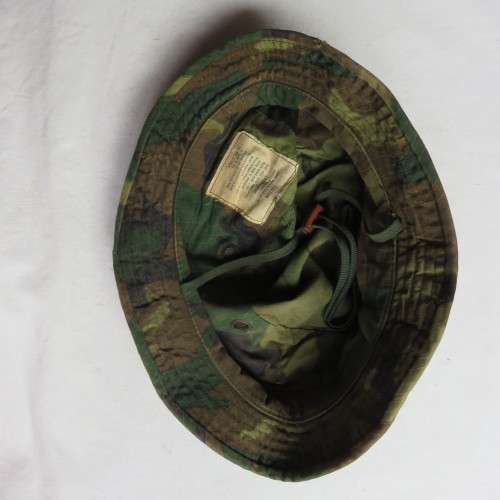 US M81 WOODLAND CAMO PATTERN BEANIE-SIZE 56-MILITARY ISSUE-LABELLED