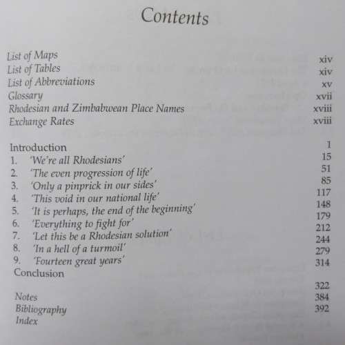 RHODESIANS NEVER DIE BY PETER GODWIN-1ST EDITION PUBLISHED 1993-401 PAGES-CONDITION VERY GOOD