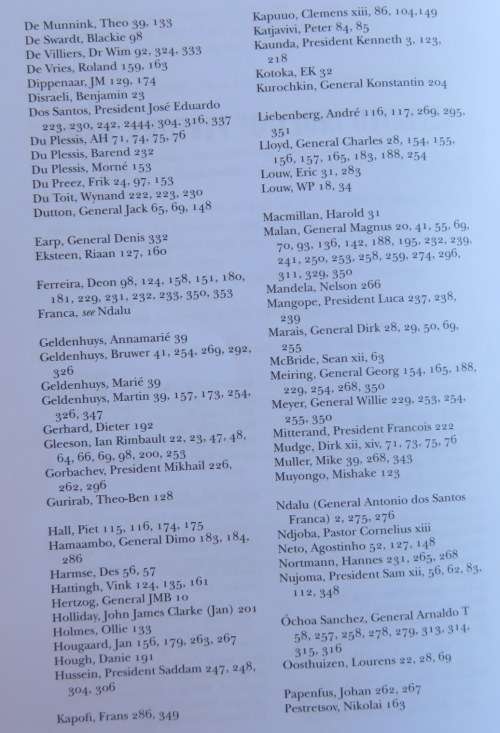 AT THE FRONT BY JANNIE GELDENHUYS-THIS EDITION PUBLISHED 2009-393 PAGES-CONDITION NEW