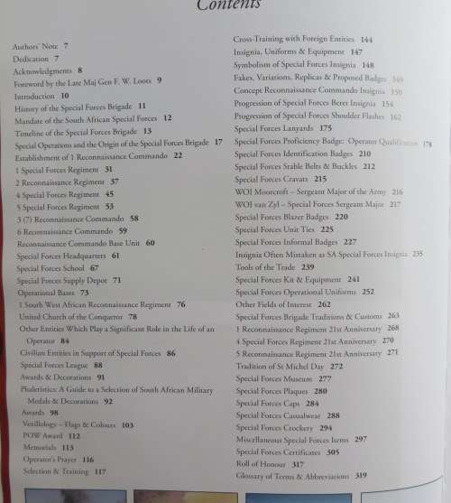 RECCE-A COLLECTORS GUIDE TO THE HISTORY OF THE SA SPECIAL FORCES-HARD COVER WITH DUST COVER-CONDITIO