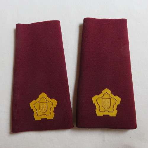 SA MEDICAL CORPS RANK SLIP ON PAIR FOR MAJOR 1980'S-1996