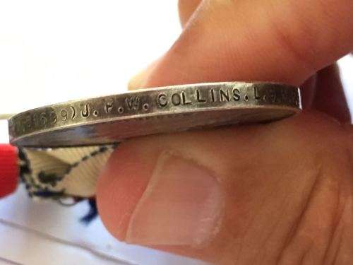 FULL SIZE ROYAL NAVY WW1 & WW2 MEDAL GROUP TO THE SAME PERSON-WW1 MEDALS NAMED TO J 80756 J.F.W. COL