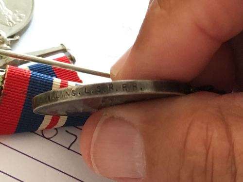 FULL SIZE ROYAL NAVY WW1 & WW2 MEDAL GROUP TO THE SAME PERSON-WW1 MEDALS NAMED TO J 80756 J.F.W. COL