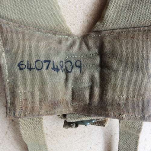 RHODESIA WEBBING-PADDED YOKE-COMPLETE WITH ALL CLIPS & RINGS