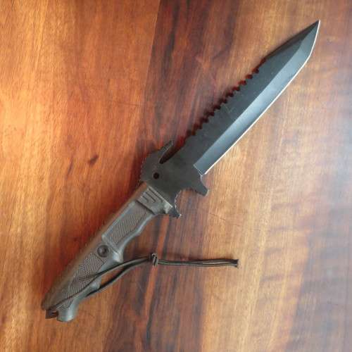 DARK OPERATION FIGHTING KNIFE 9/11 TACTICAL-COBALT TUNGSTEN VANADIUM STAINLESS STEEL BLADE-OVERALL L