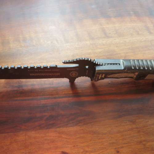 DARK OPERATION FIGHTING KNIFE 9/11 TACTICAL-COBALT TUNGSTEN VANADIUM STAINLESS STEEL BLADE-OVERALL L