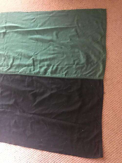 RHODESIAN AFRICAN RIFLES FLAG-EXTREMELY RARE-MAKERS LABEL-WILLIAM SMITH & GOUROCK-MEASURES 183X93 CM