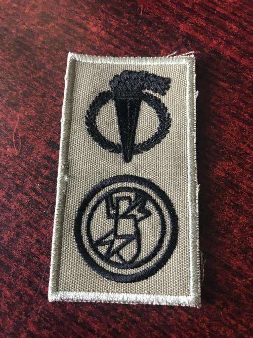SANDF COMBINED EOD & PATHFINDER WORK DRESS BREAST BADGE