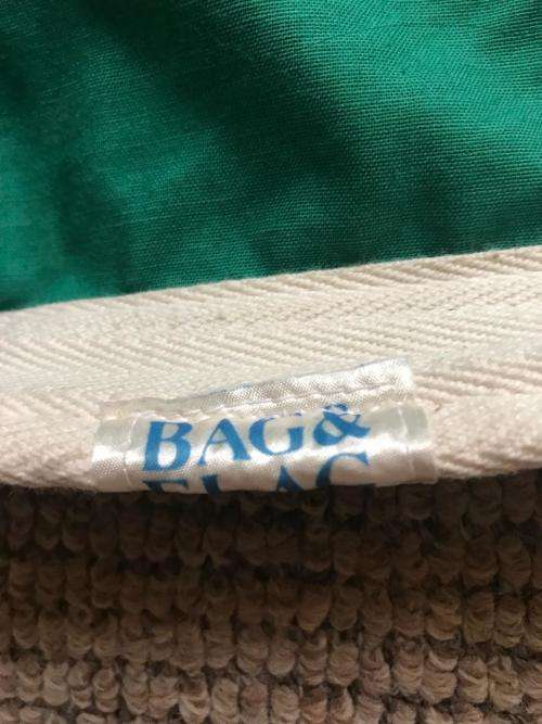 ORIGINAL RHODESIAN FLAG-DOUBLE SIDED,STITCHED,MATERIAL FLAG-LABELLED-MEASURES 120X80 CM