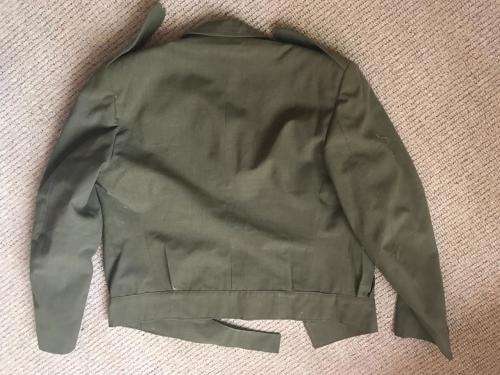 BUNNY JACKET-SIZE MEDIUM-MEASURES 52 CM ARMPIT TO ARMPIT-ALL BUTTONS INCLUDED  WITH JACKET