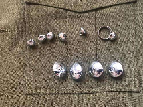 BUNNY JACKET-SIZE MEDIUM-MEASURES 52 CM ARMPIT TO ARMPIT-ALL BUTTONS INCLUDED  WITH JACKET