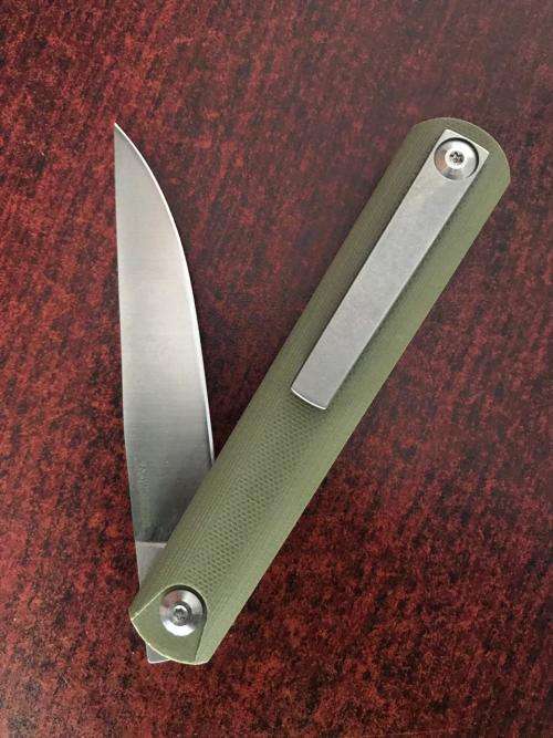 LDT FOLDING KNIFE-OVERALL LENGTH 20,3CM-BLADE LENGTH 8,6CM-BLADE MATERIAL BLACK G10-WEIGHT 110 G