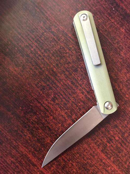 LDT FOLDING KNIFE-OVERALL LENGTH 20,3CM-BLADE LENGTH 8,6CM-BLADE MATERIAL BLACK G10-WEIGHT 110 G