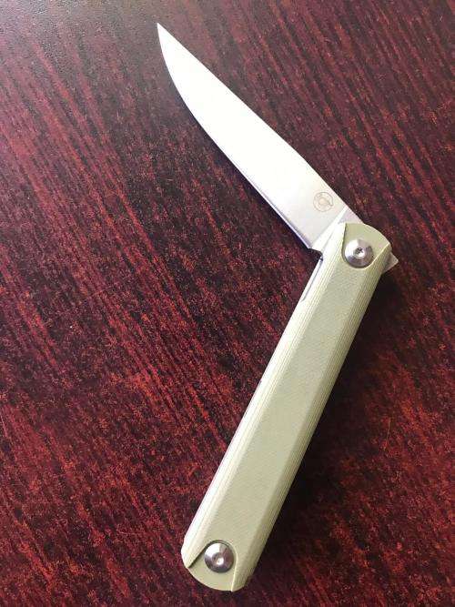 LDT FOLDING KNIFE-OVERALL LENGTH 20,3CM-BLADE LENGTH 8,6CM-BLADE MATERIAL BLACK G10-WEIGHT 110 G