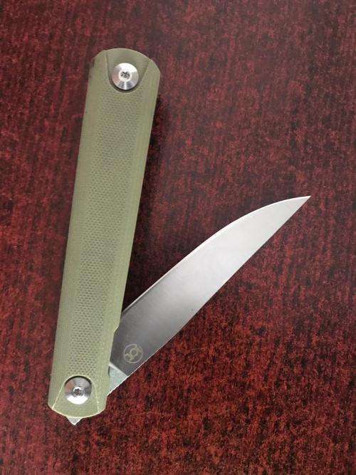 LDT FOLDING KNIFE-OVERALL LENGTH 20,3CM-BLADE LENGTH 8,6CM-BLADE MATERIAL BLACK G10-WEIGHT 110 G