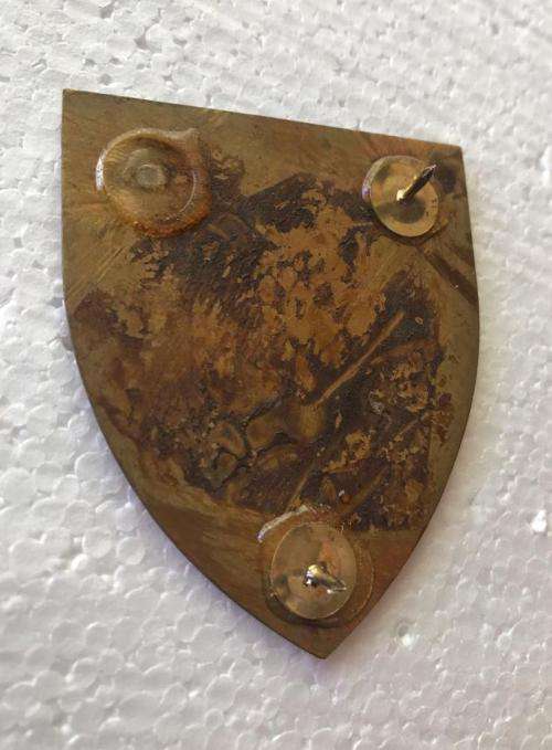 NORTHERN TRANSVAAL COMMAND PROVOST UNIT FLASH- 2 PINS REPLACED- ONE MISSING