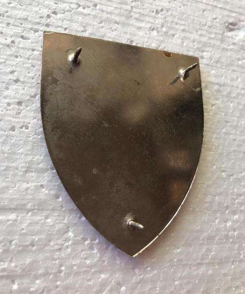 10TH ANTI AIRCRAFT REGIMENT FLASH- GOLD TYPE- 3 PINS- ORIGINAL