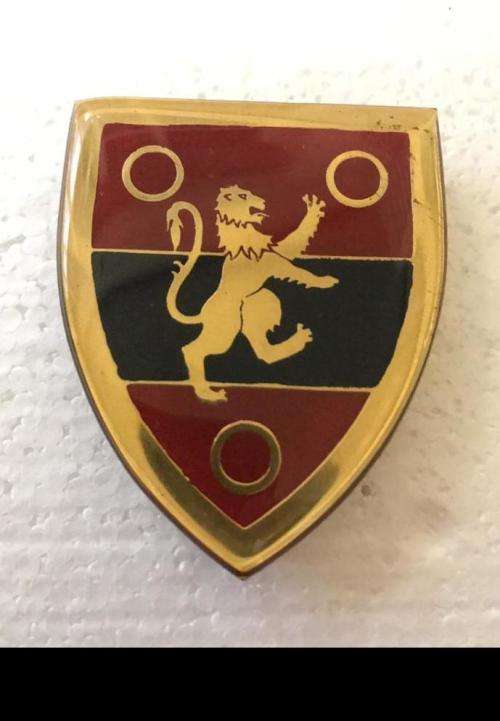 3 FIELD ENGINEER REGIMENT FLASH- ORIGINAL- 3 PINS