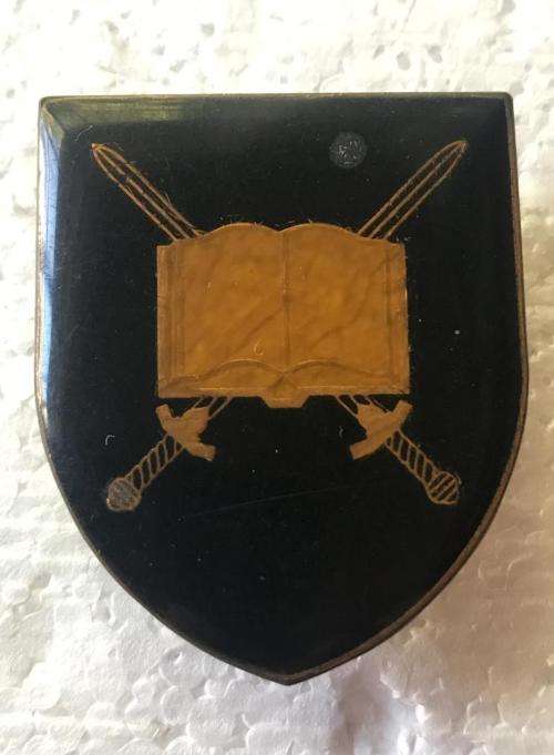 SWA MILITARY SCHOOL POCKET FLASH-TYPE 2 (SMALL)-ORIGINAL- 3 PINS