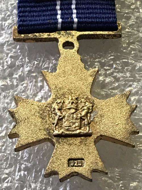 MINIATURE SOUTHERN CROSS DECORATION-925 MARKED FOR SILVER-INSTITUTED 1975