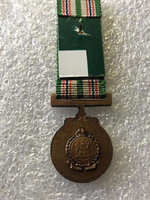 SA RAILWAY MINIATURE MEDAL FOR COMBATING TERRORISM (1980)