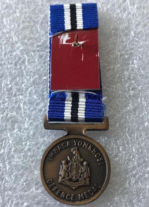 MINIATURE CISKEI MEDAL FOR THE PREVENTION OR COMBATING OF TERRORISM