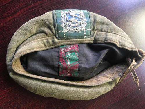 FIRST CITY REGIMENT BERET WITH TOPPER CAP BADGE