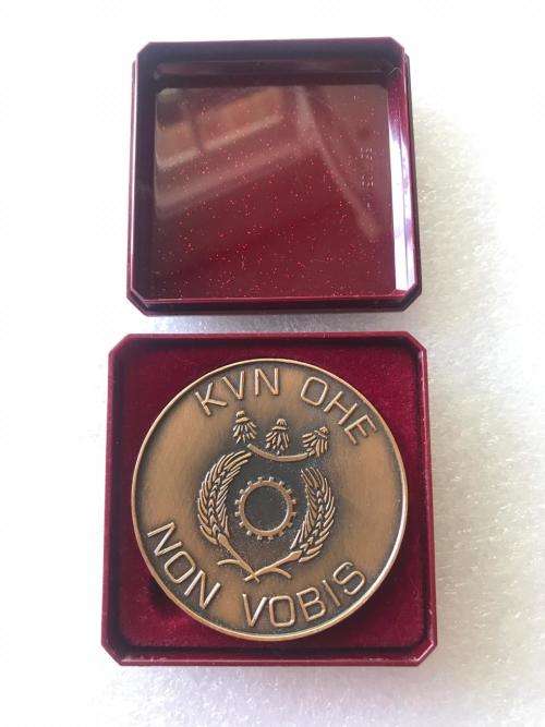 VAANDEL PARADE 6 JUNE 1996 BRONZE MEDALLION- DIAMETER 50 MM