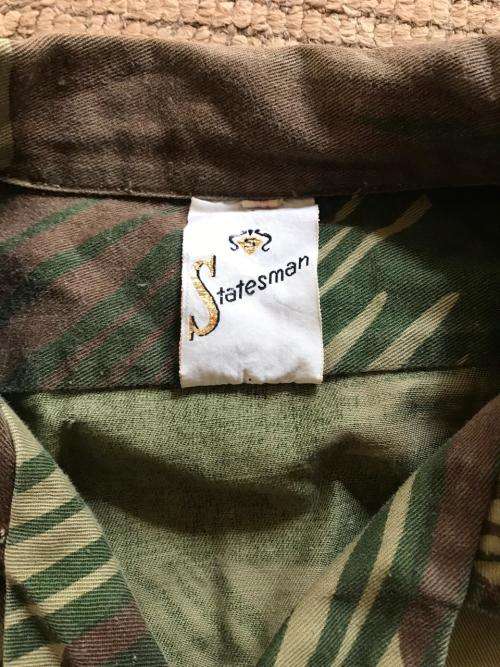 RHODESIAN CAMO ,LONG SLEEVE SHIRT-SIZE LARGE-MEASURES 60CM ARMPIT TO ARMPIT-USED BUT VERY GOOD CONDI