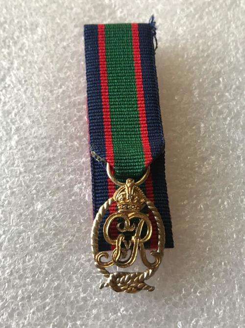MINIATURE ROYAL NAVAL RESERVE DECORATION -INSTITUTED 1908