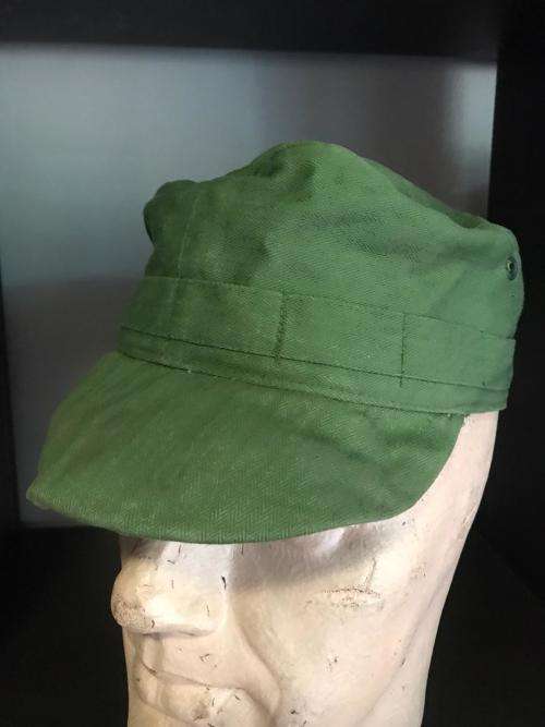 GUARANTEED ORIGINAL RECCE TRAINING GREENS CAP-CONDITION VERY GOOD-INSIDE RING MEASURES 50CM