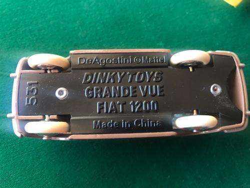 DINKY TOYS-DIE CAST MODEL FIAT 1200 GRANDE VUE-SCALE 1:43-CONDITION MINT NEW-BOXED & SOLD WITH 13 PA