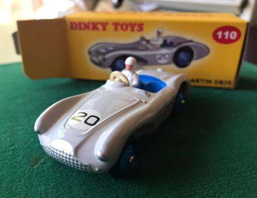 DINKY TOYS-DIE CAST MODEL- ASTON MARTIN DB3 SPORTS-SCALE 1:43-CONDITION MINT NEW-BOXED & SOLD WITH 1