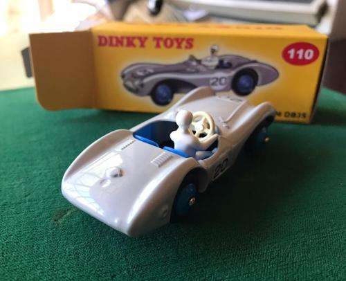 DINKY TOYS-DIE CAST MODEL- ASTON MARTIN DB3 SPORTS-SCALE 1:43-CONDITION MINT NEW-BOXED & SOLD WITH 1