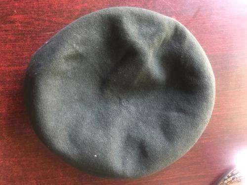 RHODESIAN REGIMENT BERET WORN 1960'S-1972-INSIDE RING MEASURES 54 CM- ORIGINAL