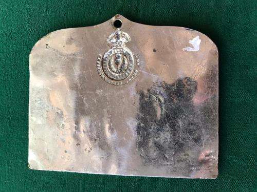 BOER WAR-WW1- ROYAL SCOTS FUSILIERS BED PLATE