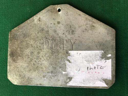 BOER WAR-CAMERON HIGHLANDERS VICTORIAN BED PLATE