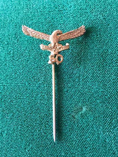 SA AIRFORCE 50 YEARS LAPEL PIN