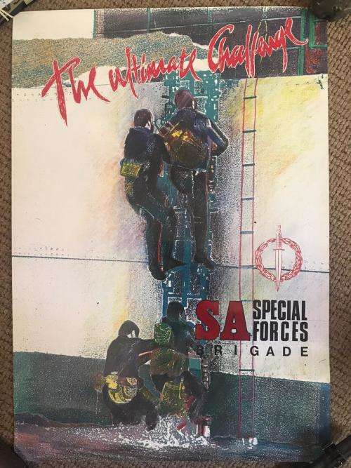 SA RECCE RECRUITING POSTER-ORIGINAL- MEASURES 42X60 CM
