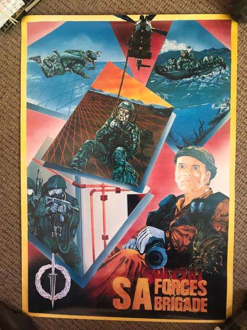 SA RECCE RECRUITING POSTER-ORIGINAL- MEASURES 42X 60 CM