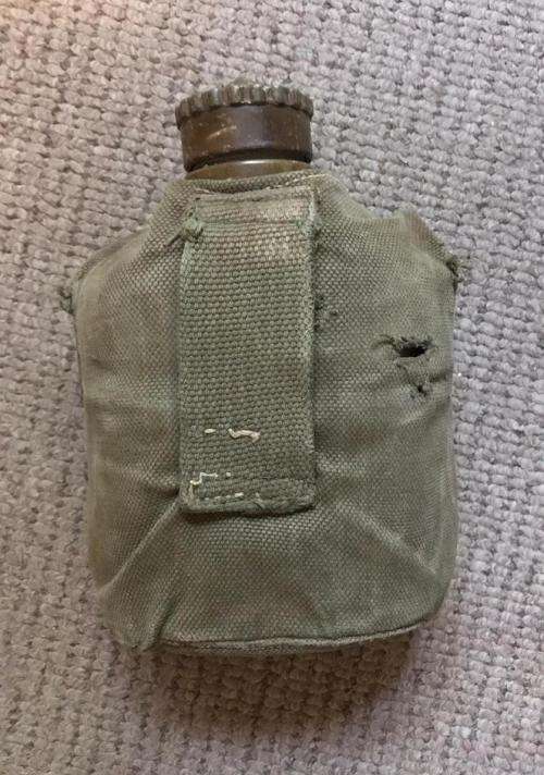 RHODESIAN BUSH WAR PERIOD WATER BOTTLE-1970'S- IN COMPLETE CONDITION