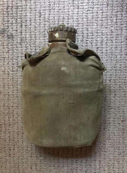 RHODESIAN BUSH WAR PERIOD WATER BOTTLE-1970'S- IN COMPLETE CONDITION